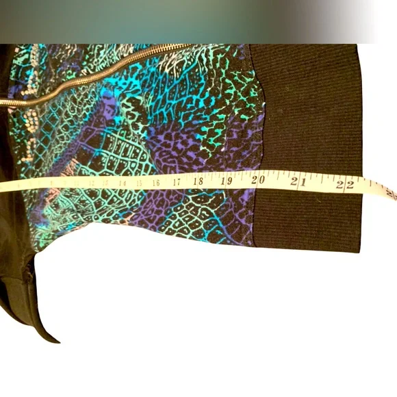 💚BEBE RHINESTONE EMBELLISHED MESH ZIP-UP HOODIE💚 - Picture 4 of 9